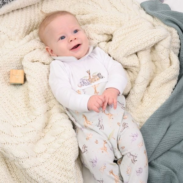 Little Savannah African Animal Babygrow