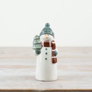 Sage Green Snowman
