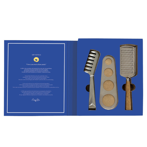 I love you more than pasta gift set