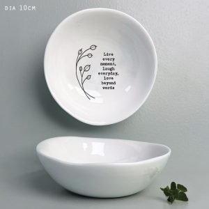 Live every moment Medium bowl