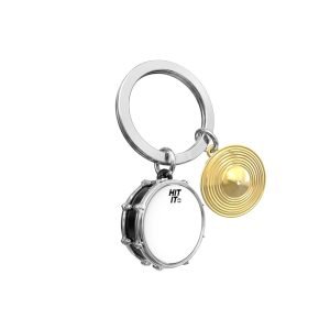 Drum and Cymbal Key Ring
