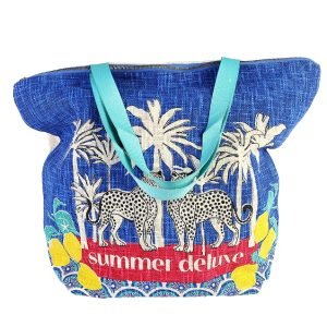 Two Leopards Beach Bag