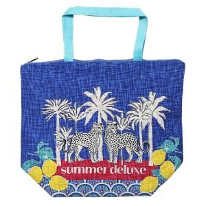 Alternative view of Two Leopards Beach Bag