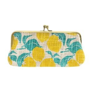Lemons Large Clip Top Coin Purse