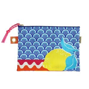 Summer Lemons Cosmetic Pouch