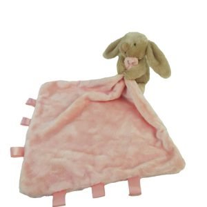 Beige Bunny Comforter Blanket