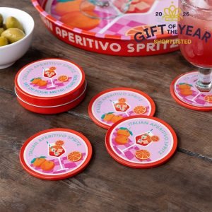 Aperitivo Spritz Metal Coasters