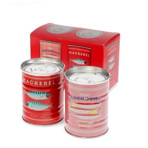 Alternative view of Fish Tin Salt and Pepper Shakers