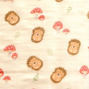 Alternative view of Hedgehog Muslin Set