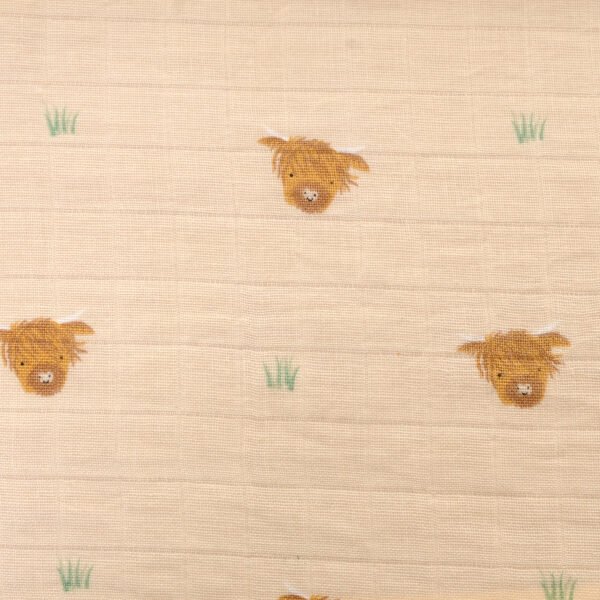 Highland Cow Muslin - Image 2