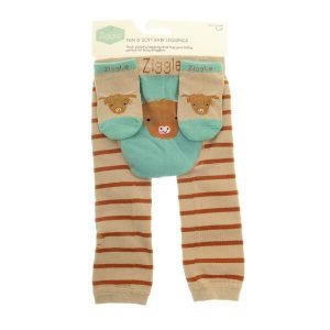 Alternative view of Highland Cow Leggings and Socks Set