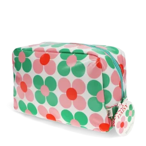 Alternative view of Green and Pink Daisy Washbag