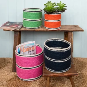 Jute Storage Baskets