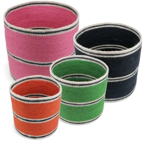 Alternative view of Jute Storage Baskets