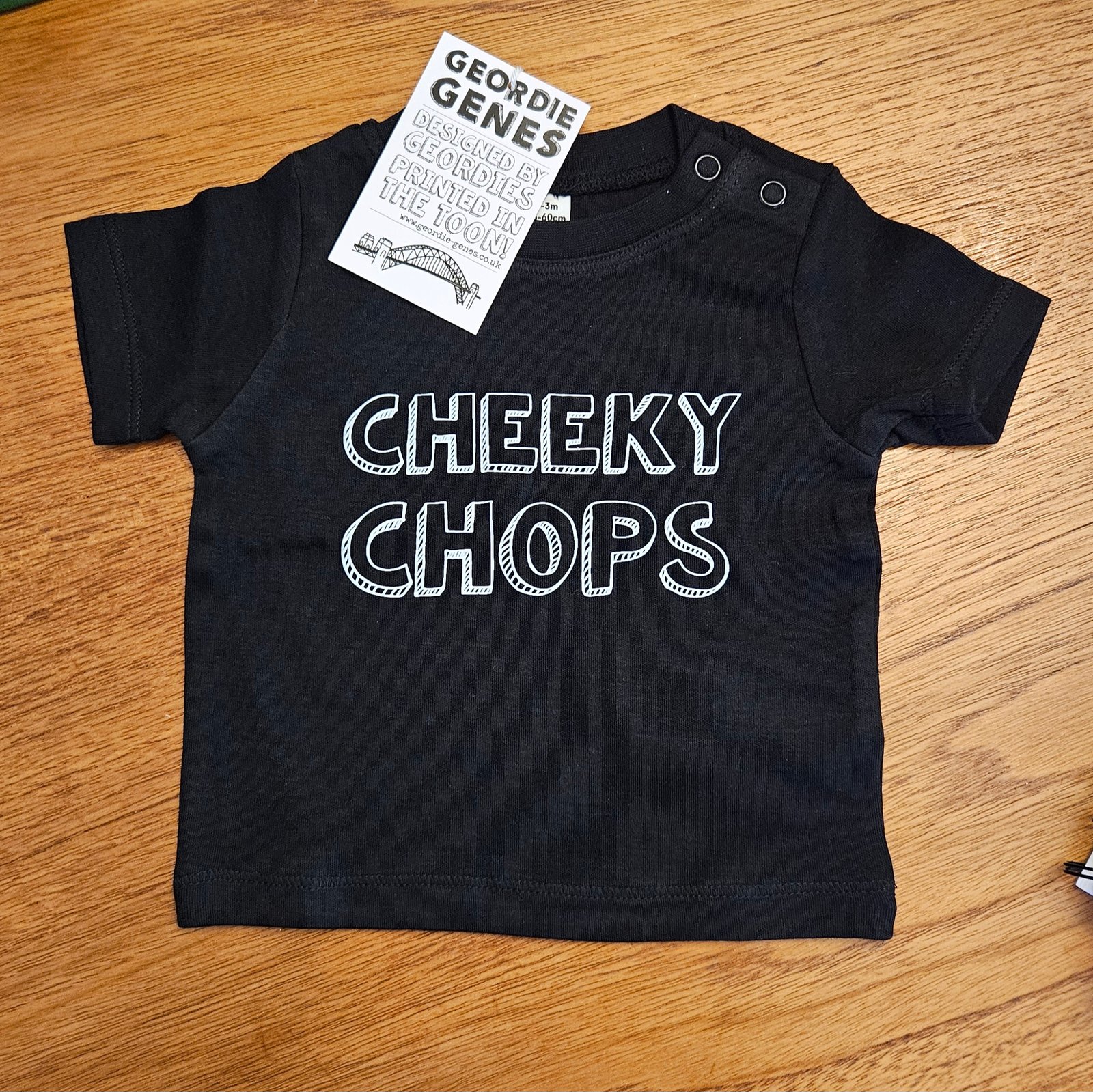 Cheeky Chops Geordie Baby Tee